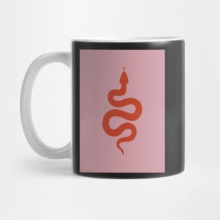 Snake Charm Red & Pink Mug